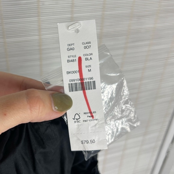 J. Crew Cinched Waist Cotton Poplin Tank Black - Picture 6 of 8